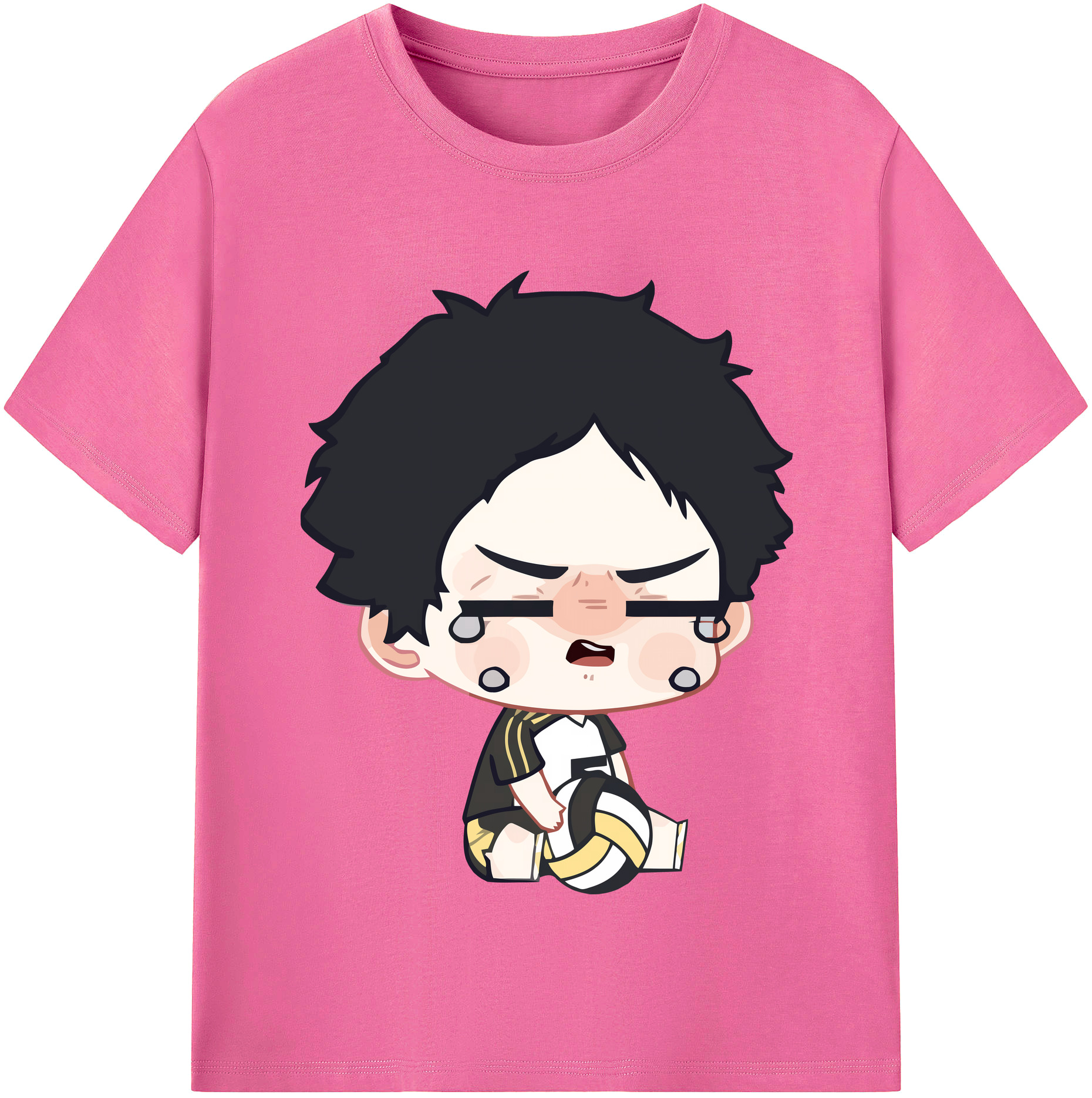（画像用） ハイキュー!! Haikyu!! レディースカジュアルプリントTシャツ（綿100％）